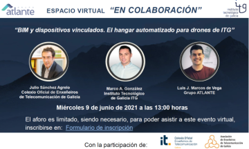 Webinar "BIM e dispositivos vinculados. O hangar automatizado para drones de ITG"