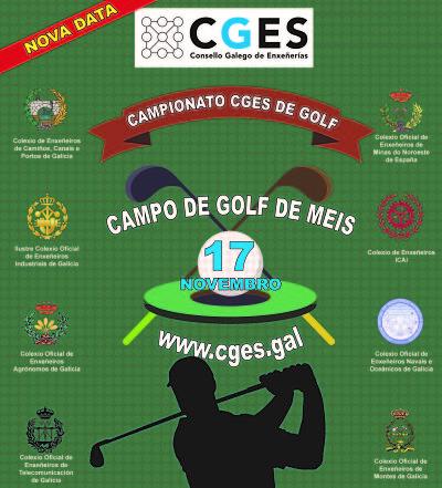 Cambio de data do Campionato CGES de Golf en Meis