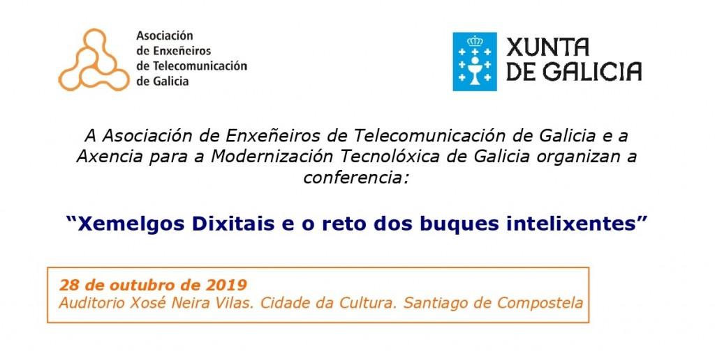 Conferencia "Xemelgos Dixitais e o reto dos buques intelixentes"